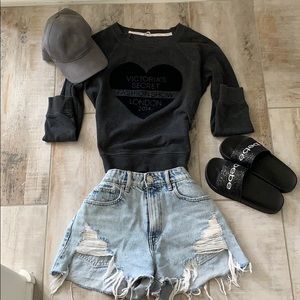 Victoria's Secret Tops - Victoria's Secret angel sweat shirt Victoria's Secret Tops - Victoria's Secret angel sweat shirt